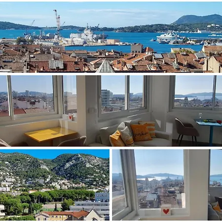 Apartment Panoramic Sea View, Walk To Train Station And Port - Vue Panoramique, Gare Et Port A Pied